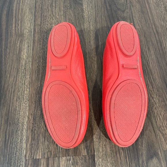Tory Burch Minnie travel flat red size 7.5 - Picture 6 of 8